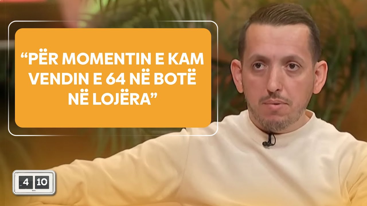 &ldquo;P&euml;r momentin e kam vendin e 64 n&euml; bot&euml; n&euml; loj&euml;ra&rdquo; - Nimetullah Dauti