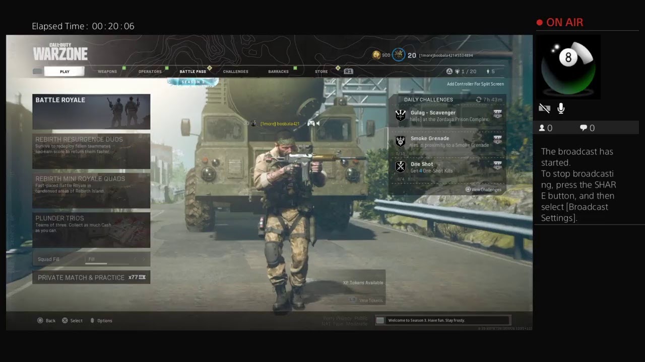 boobala421's Live stream COD