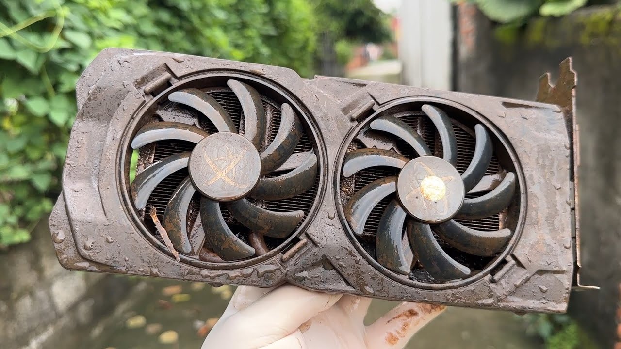 Подобрал со свалки VGA ＲＴＸ 570 | Восстановленный и отремонтированный работает или нет?