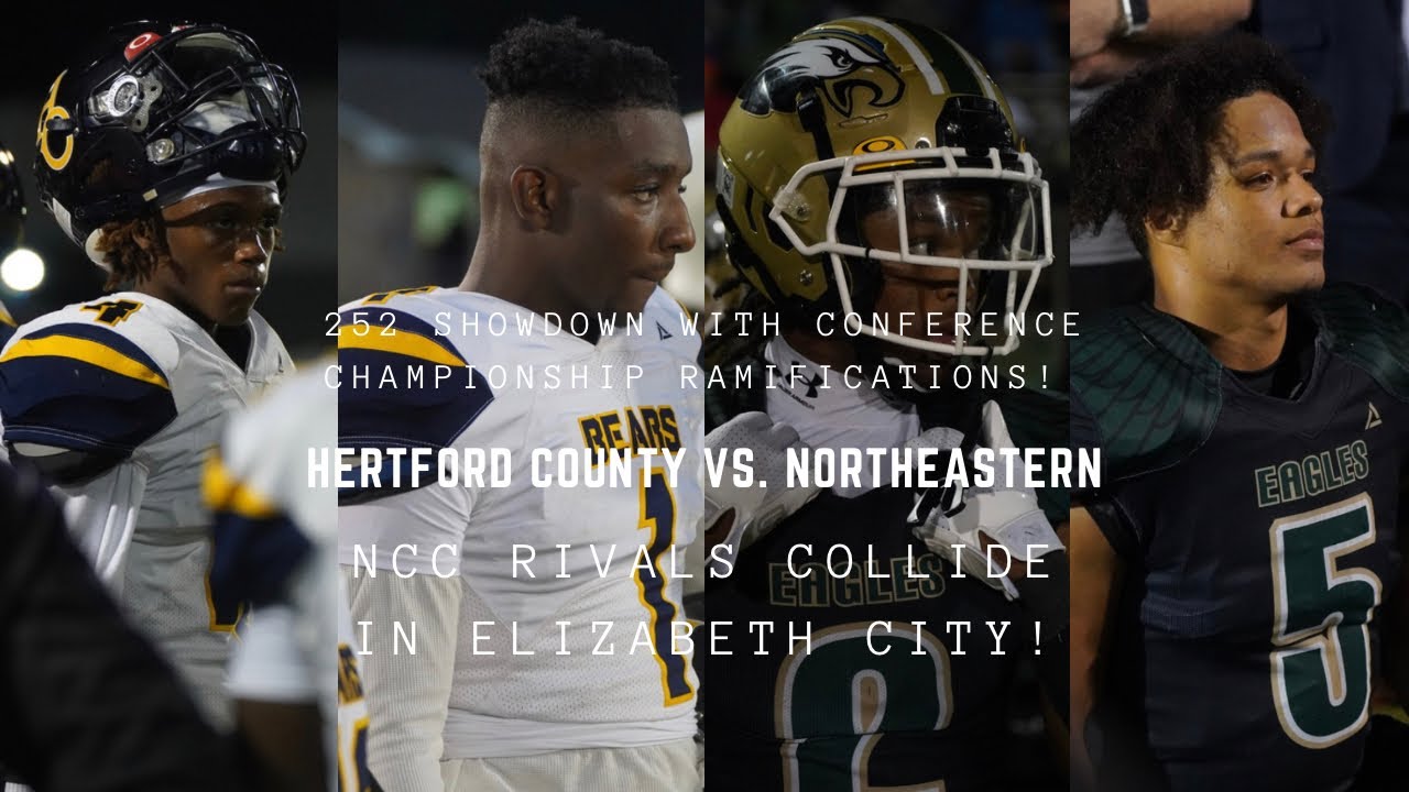Hertford County. Northeastern. Big 252 clash with conference title ramifications! Full highlights!🏈