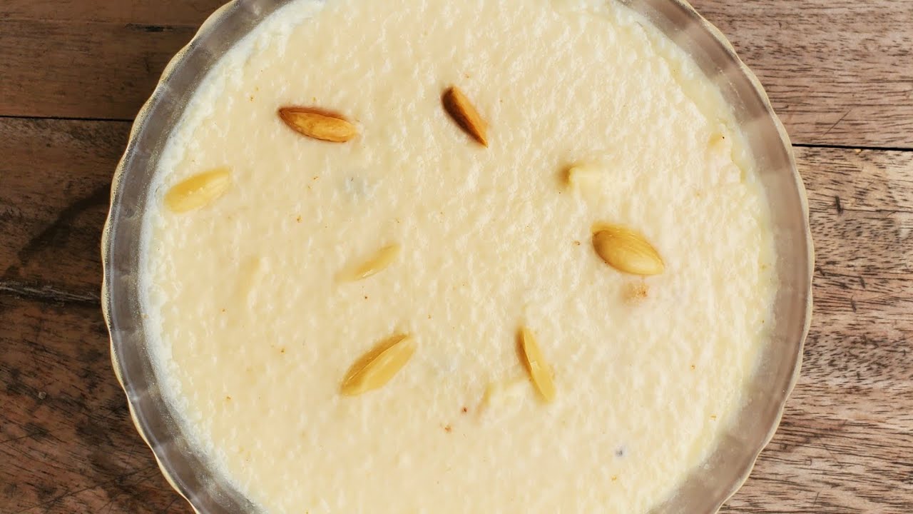 খাঁটি গরুর দুধের পায়েস || cow milk firni
