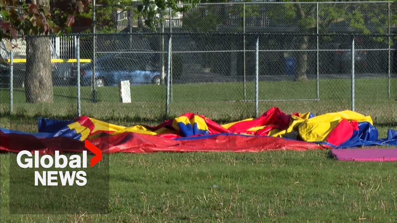 Montreal community devastated after bouncy castle incident leaves nearly a dozen injured