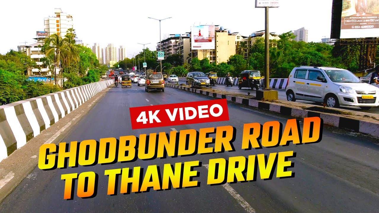 [4k Video] Take a stunning Drive on Ghodbunder Road to Thane