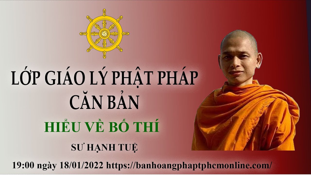 Hiểu về bố thí | Lớp Phật Pháp Căn Bản | Sư Hạnh Tuệ