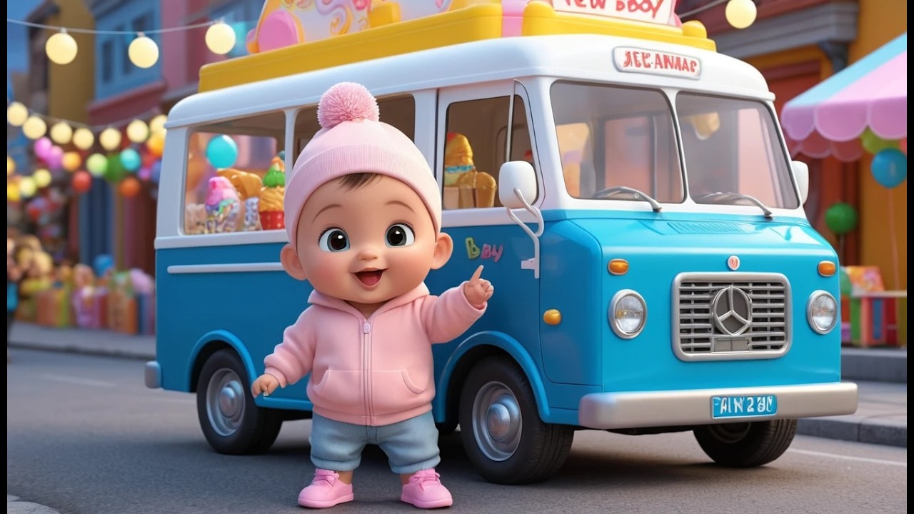 Ice Cream Van New Year Festival | Fun New Year Vehicle Song for Kids & Toddlers