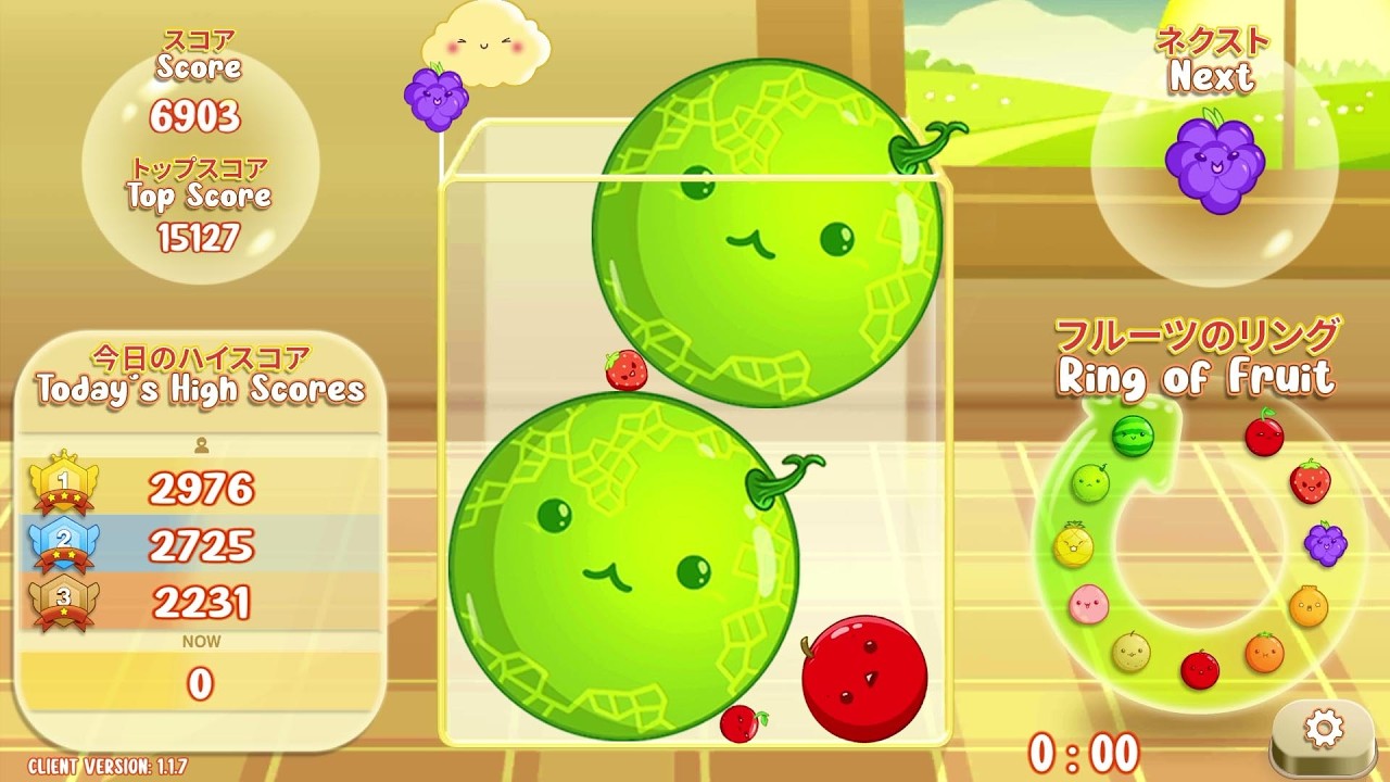 【スイカゲーム】😱🍉🍉😱 ダブルスイカ達成！#717