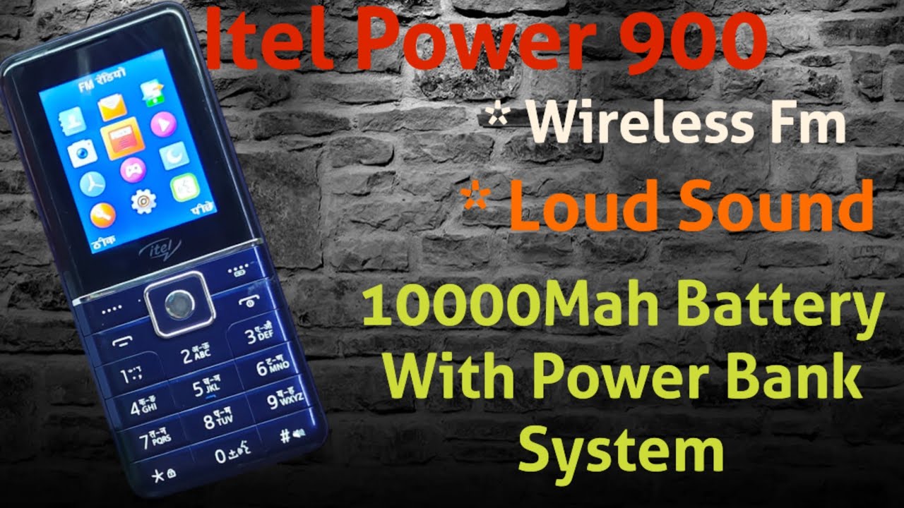 Itel Power 900 Big Phone l Loud Sound 🔋 Power Bank System l Unboxing l Price l Review#itelmobile