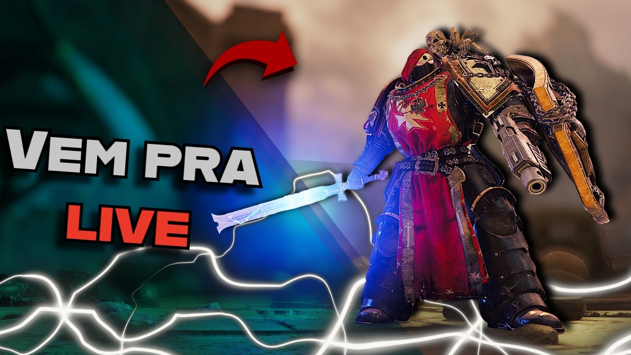 VEM PRA LIVE!!! Space marine 2 Nunca falha em uma noite chuvosa!!! com algumas NOVIDADES!!!