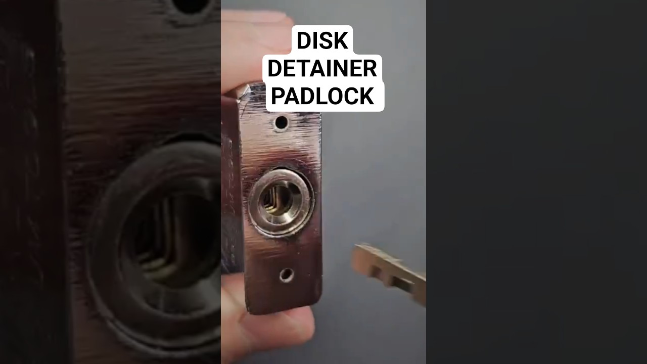 Opening a Disc Detainer Padlock-WITHOUT a Disc Detainer Pick🔓