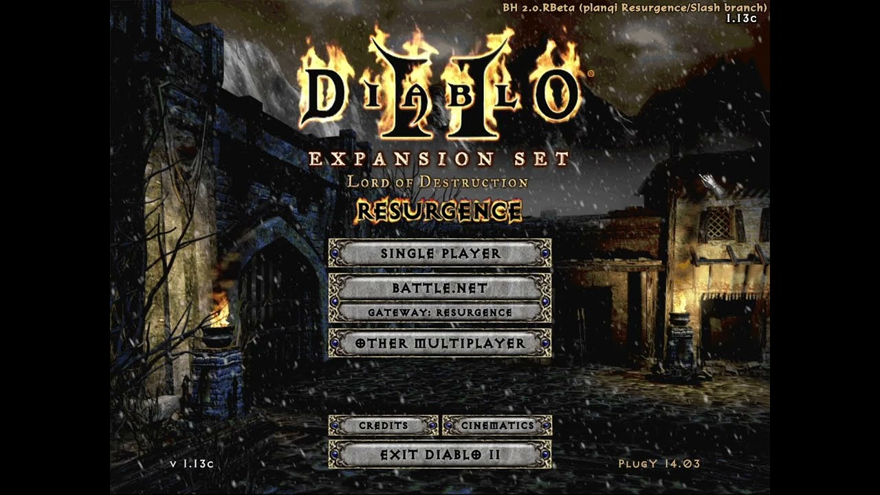 Diablo 2 Resurgence mod normal difficulty full runthrough and some hard areas