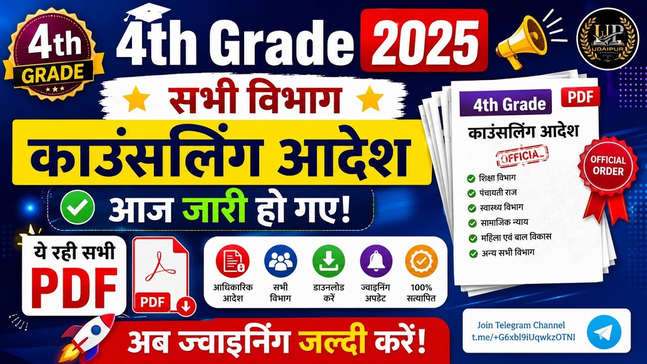 Fourth Grade Department Allotment 2026 / Fourth Grade District Allotment / Fourth Grade 2026 Join...