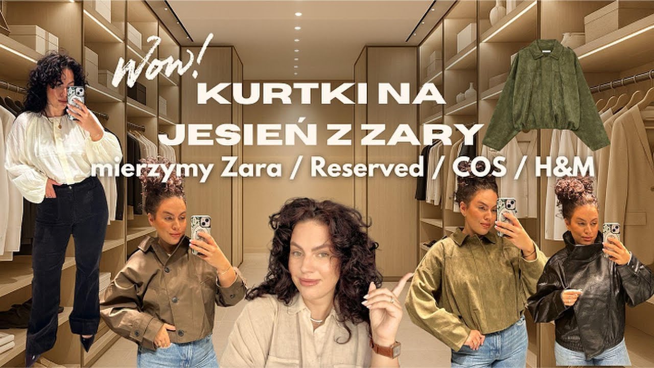 Mierzymy kurtki z sieciówek na jesień 🍁 Zara | Rozmiar 42 I Świetne spodnie dzwony z H&M
