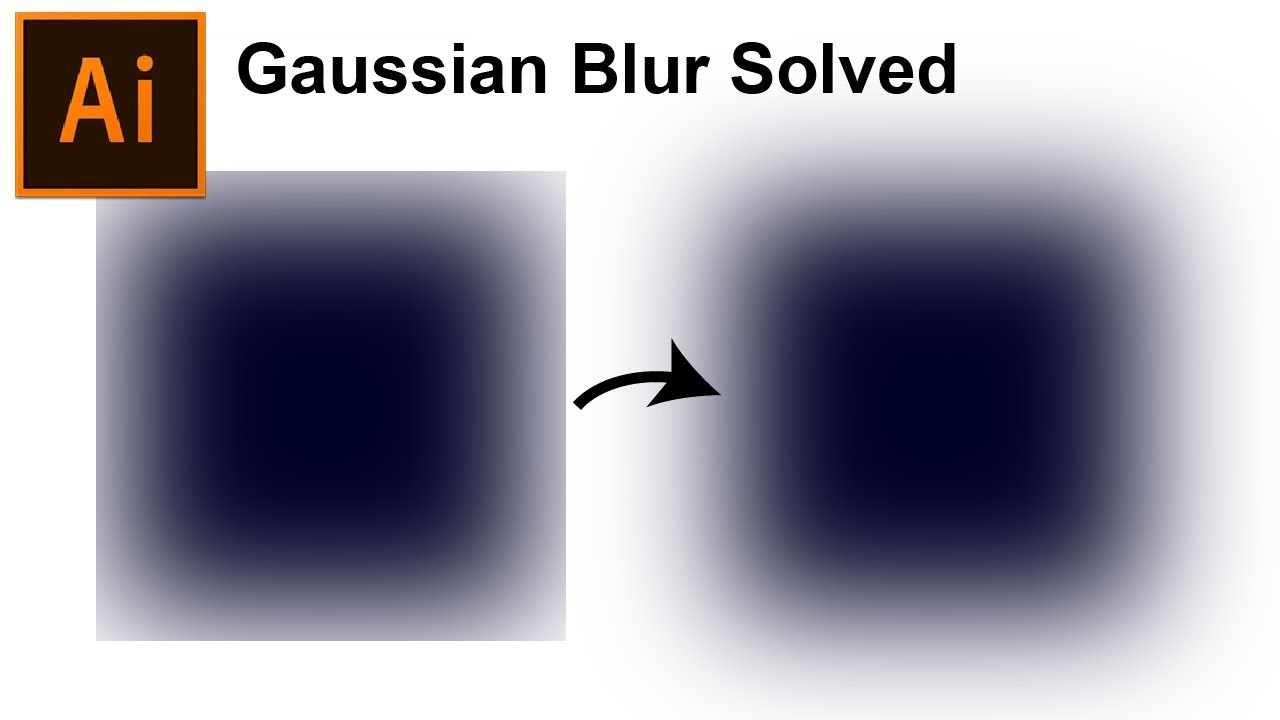 Gaussian Blur Cut off Problem | Illustrator Tutorial