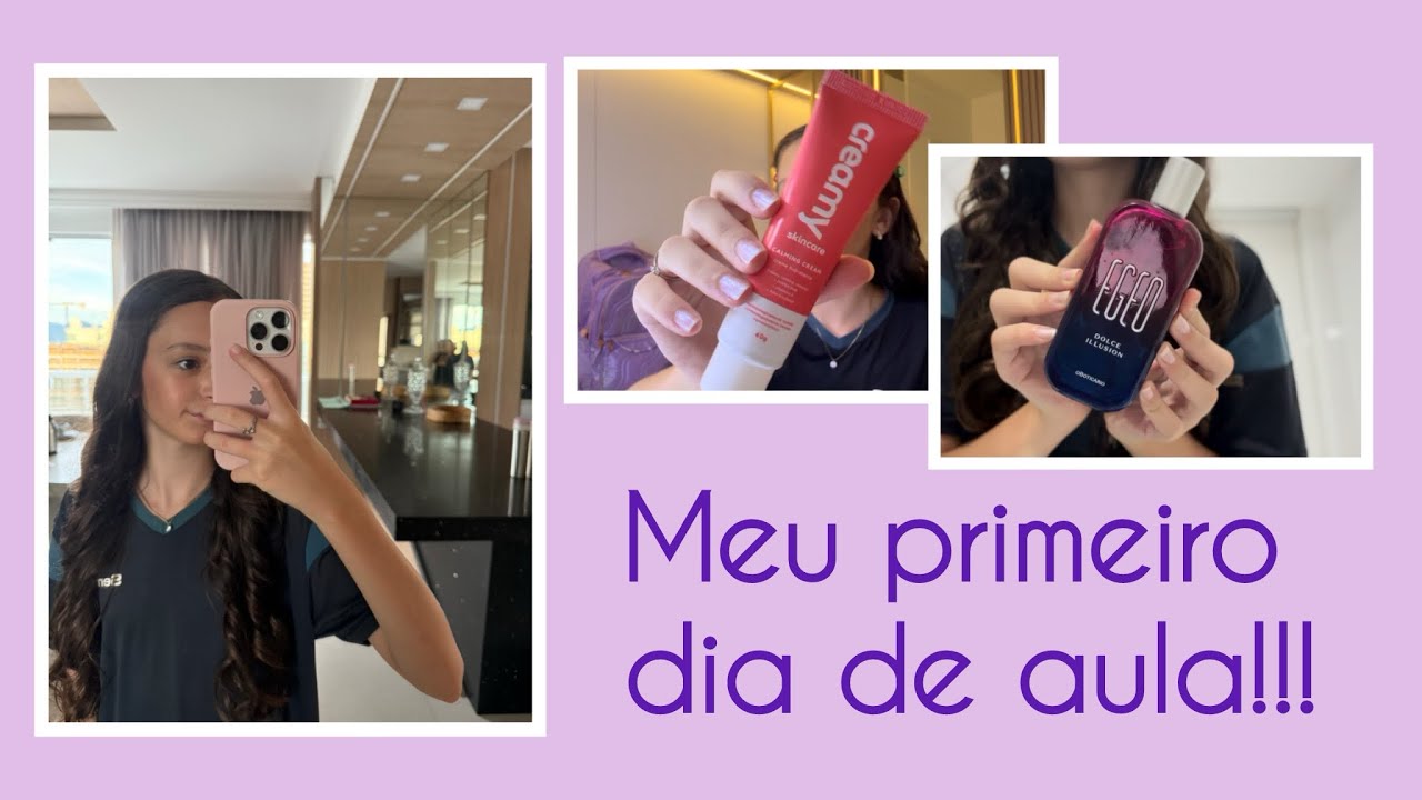 Vlog do meu primeiro dia de aula!🥹💕