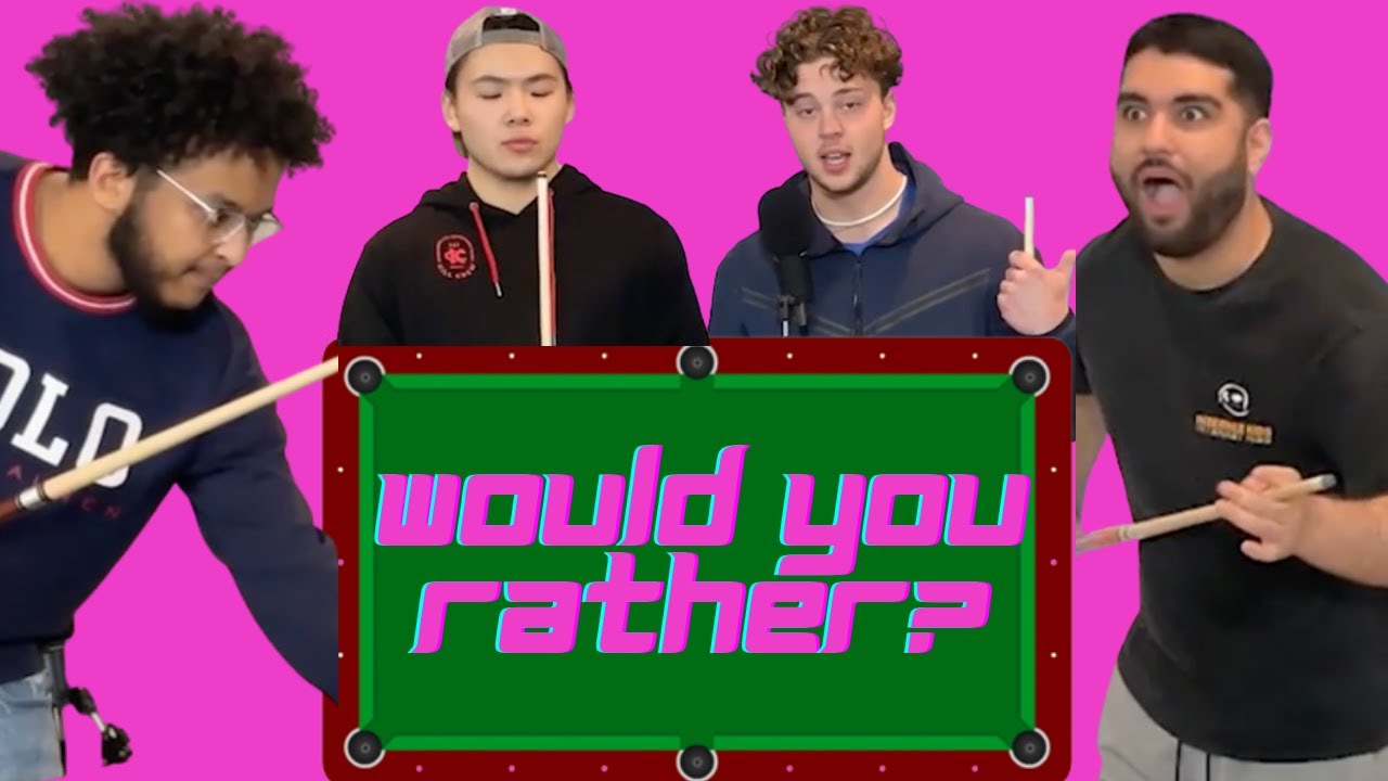 WOULD YOU RATHER!? while playing POOL w/ THP |HUSTLEPEDIA S1 E13|