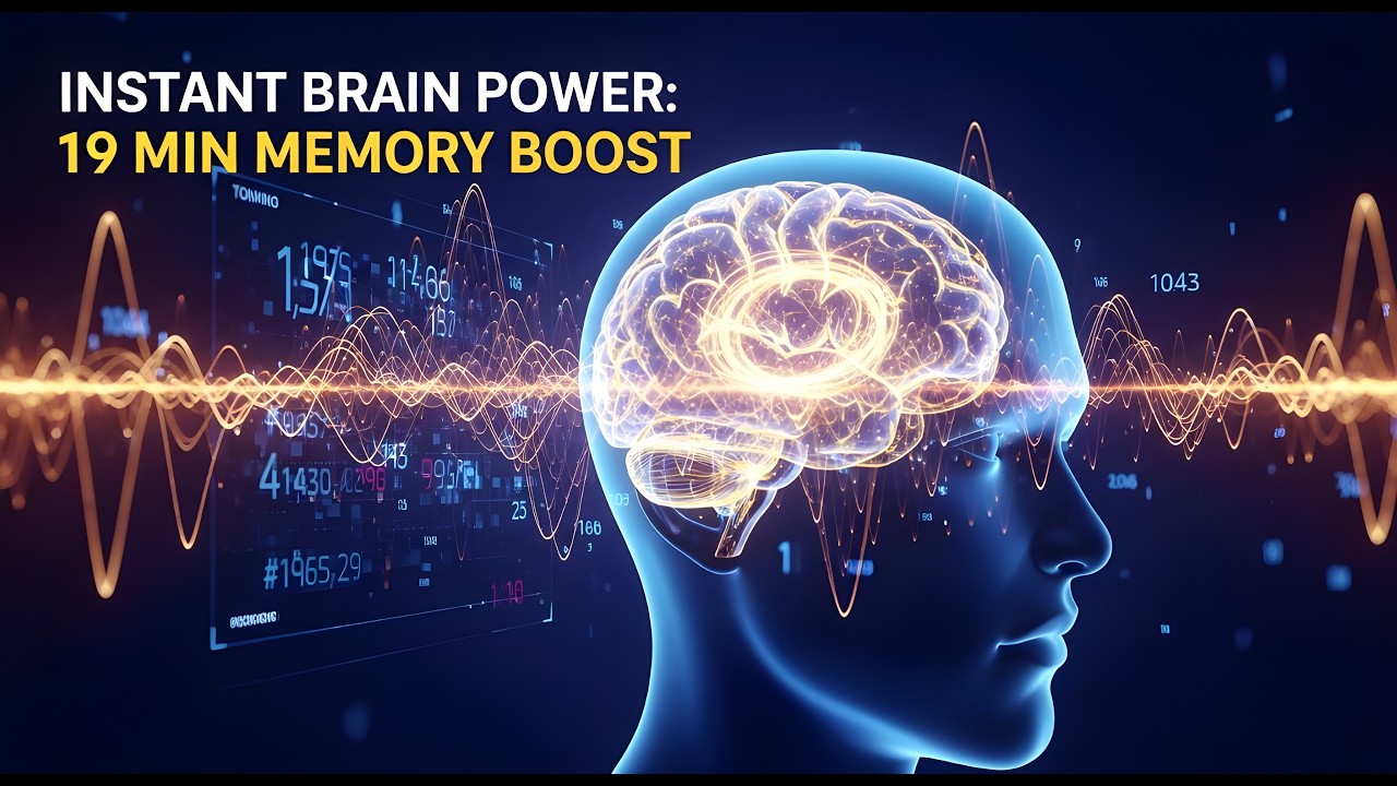 Instant Brain Power: 19 Minute Memory & Concentration Boost | Focus Music