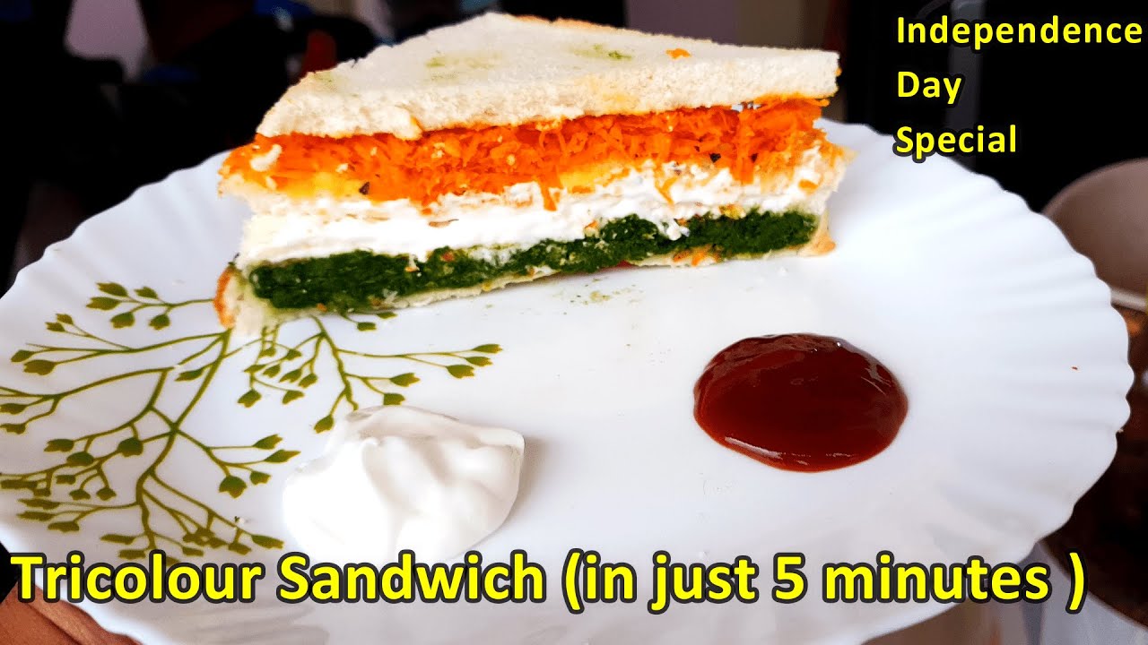 Make Tricolor Sandwich in 5 Minutes|ତ୍ରିରଙ୍ଗା Sandwich|Tiranga Sandwich|  Independence Day Special|