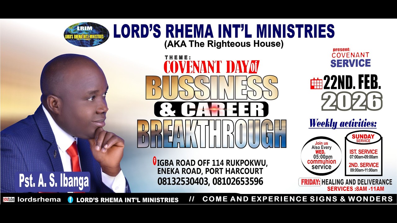 2nd (Covenant) Service