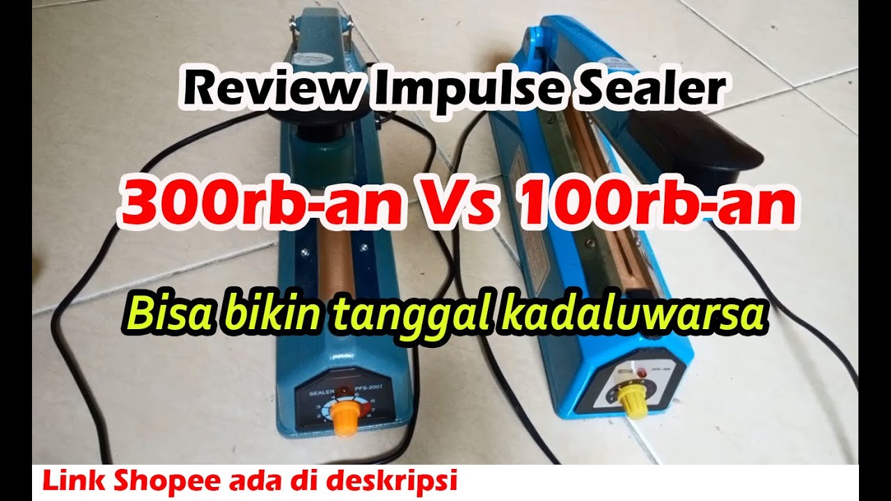 Review Impulse Sealer, mesin segel/las plastik PFS-2001 & PFS-200