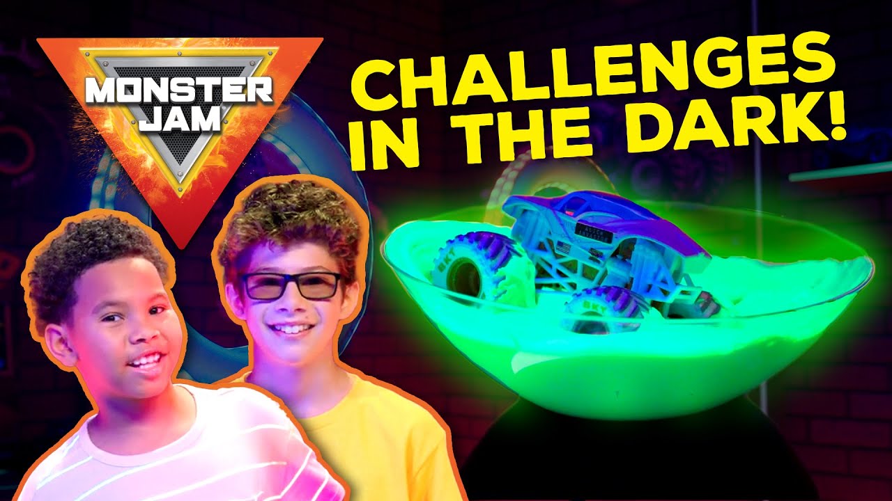 Monster Jam Darkness Challenge! | MONSTER JAM Revved Up Recaps Season 6 Episode 2