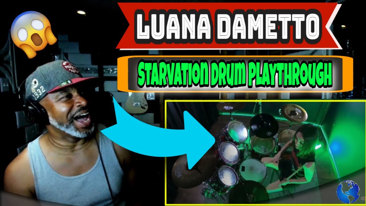 CRYPTA - Starvation Drum Playthrough by Luana Dametto  - Producer Reaction