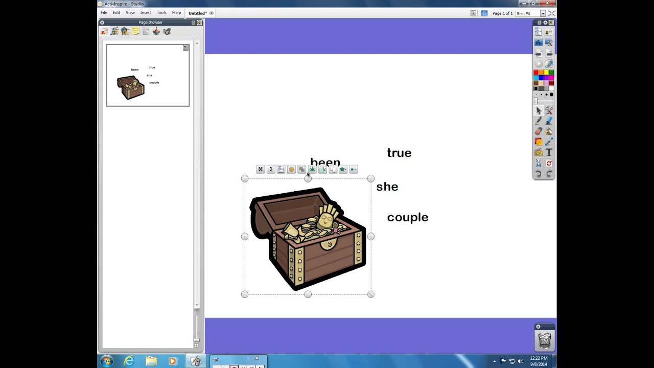 Hiding Objects in Promethean ActivInspire