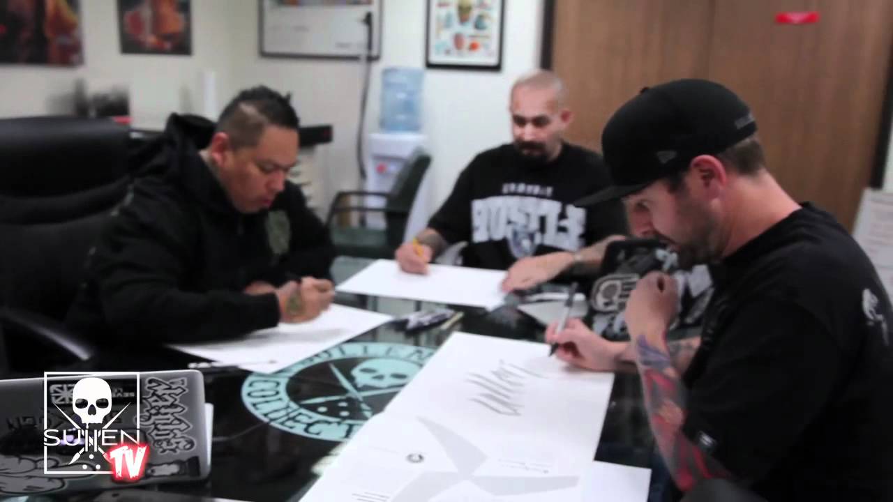 Boog Star and Big Sleeps drawing at Sullen Headquarters