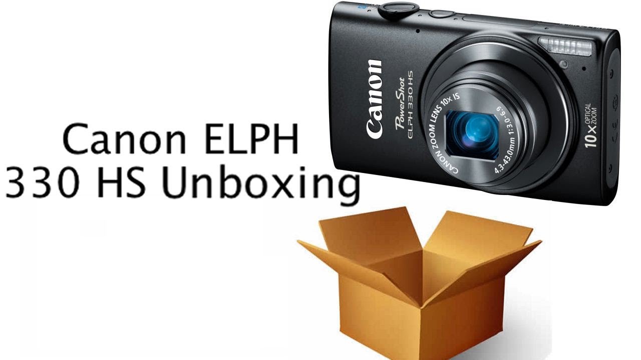 Canon ELPH 330 HS Unboxing