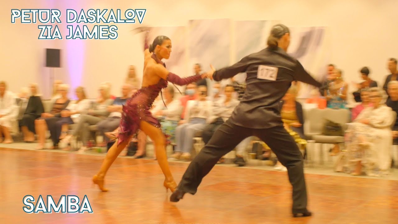 Petur Daskalov & Zia James (GBR) Samba | Amateur latin 2021 | Southampton Open titles