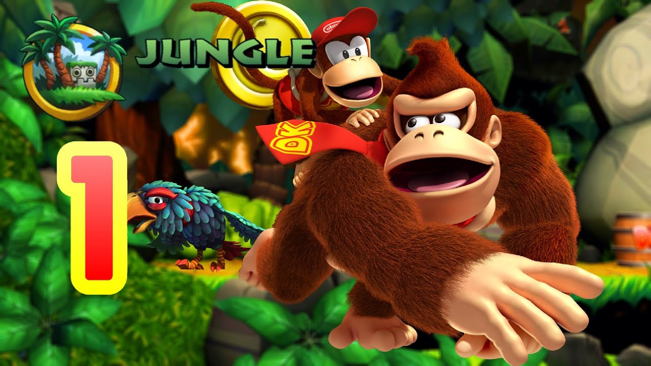 Donkey Kong Country Returns HD - Jungle (World 1) [4K]
