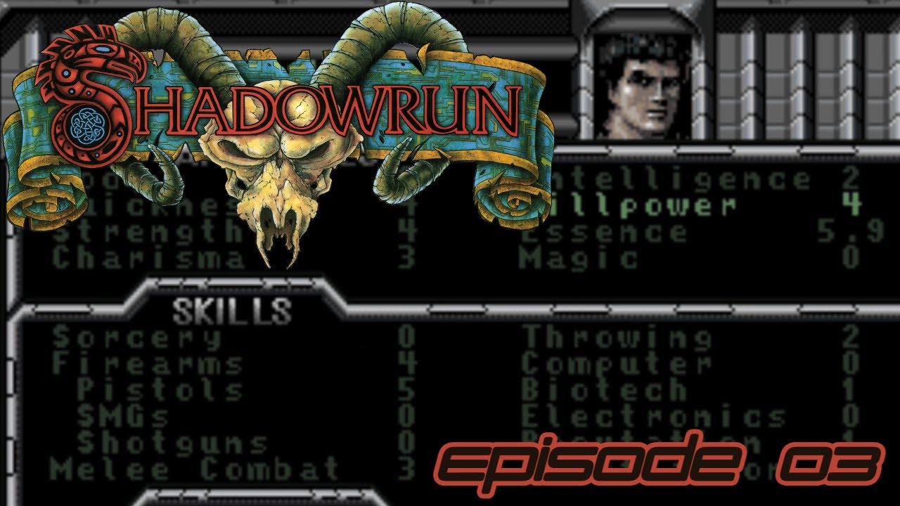 Let's Play SHADOWRUN (Sega Genesis) - ep03 - Karma Police
