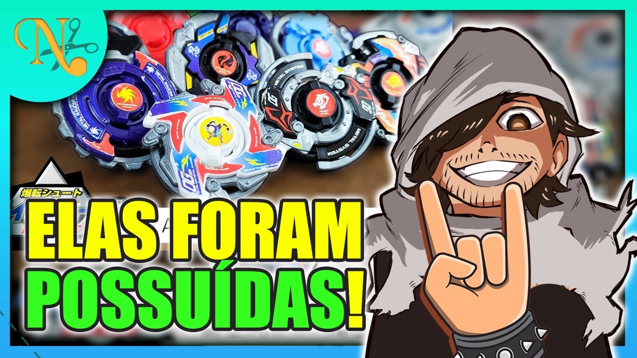QUANDO BEYBLADE VIROU DO DIABO (só brinquedo sinistro) - React HEAVY METAL SYSTEM @BeybladeGalaxy