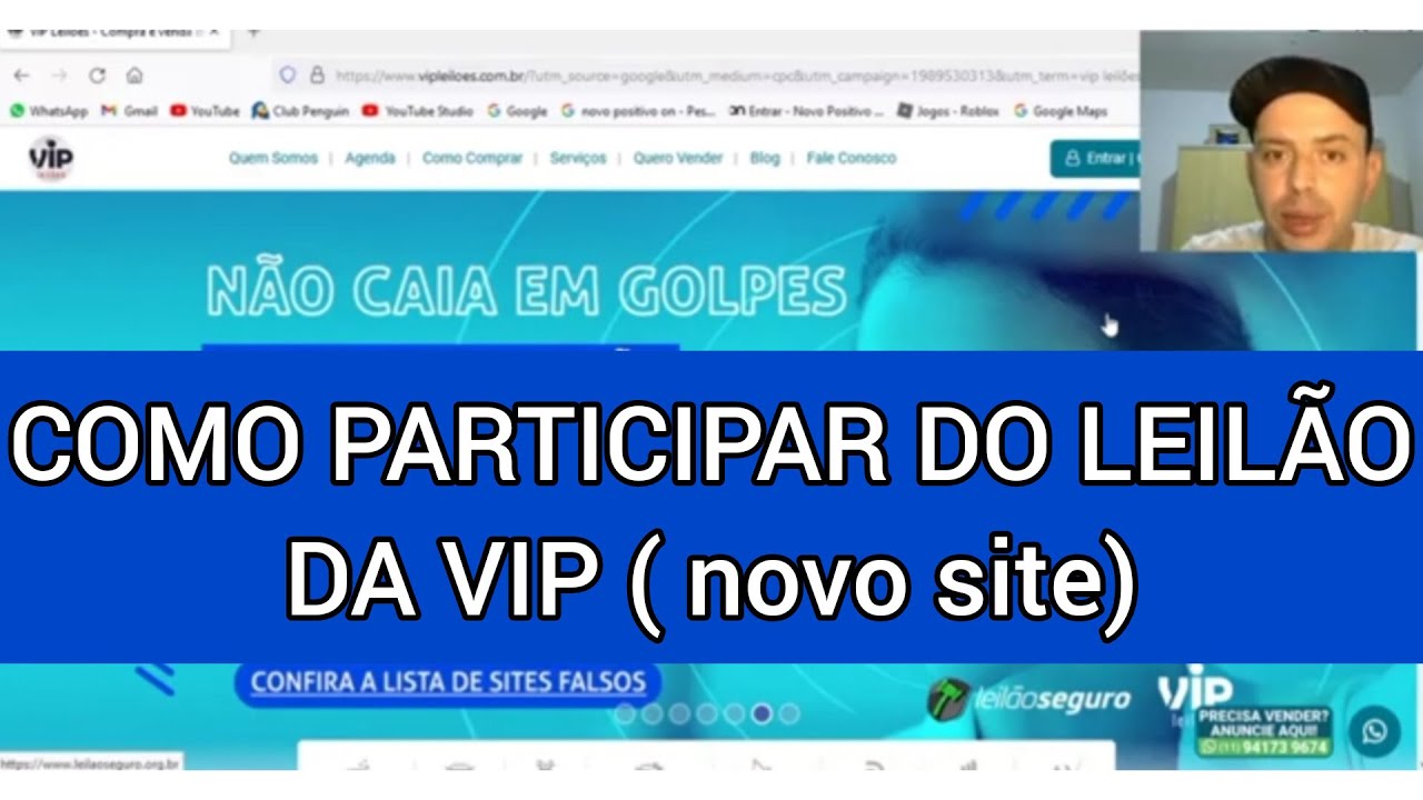 COMO PARTICIPAR DO LEIL&Atilde;O DA VIP LEIL&Otilde;ES - Novo Site