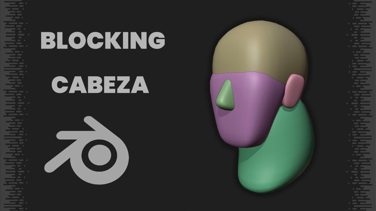 2. BLOCKING CABEZA para escultura 4.2 | BLENDER SCULPTING