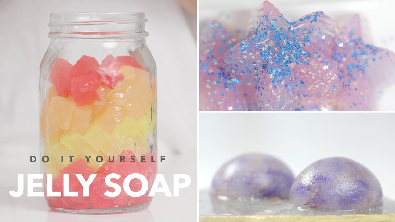 How To Make Colourful Jelly Soap At Home | Glamrs DIY