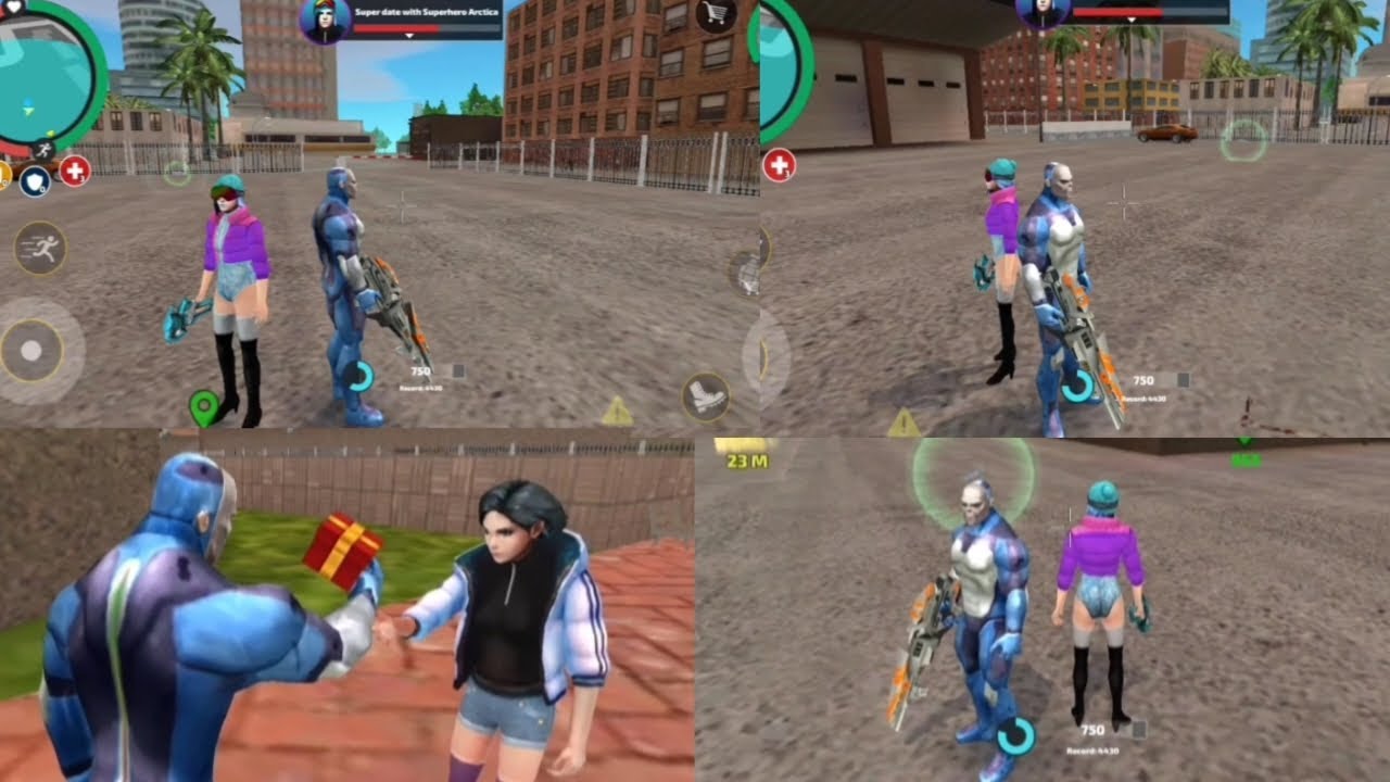 Rope hero game gameplay #1