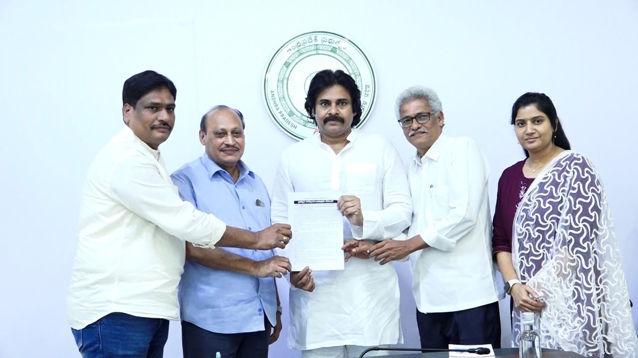 The Vijayawada Book Festival Committee representatives convened with Deputy CM Sri #PawanKalyan