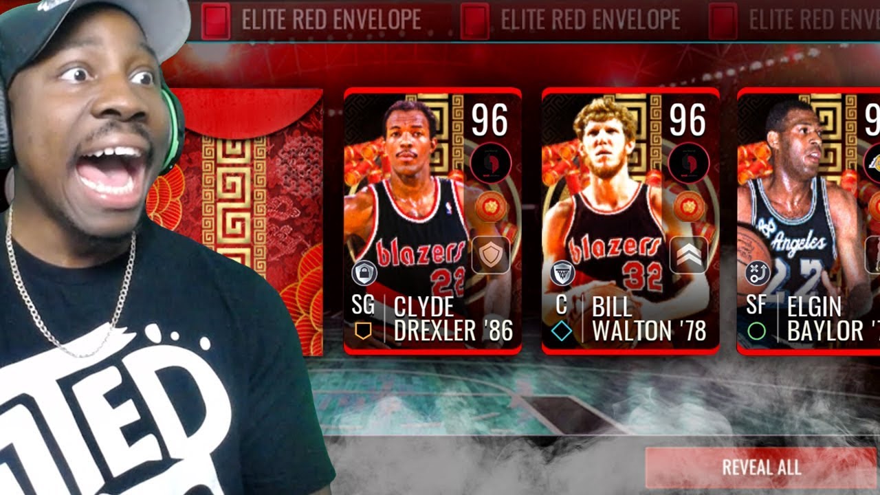 Вытаскиваем Мастеров с рейтингом 96 в элитных красных конвертах! NBA Live Mobile 19, 3 сезон, 41 ...