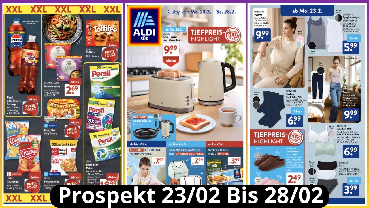 ALDI SÜD Prospekt der Woche | Angebote ab 23/02/2026 BIS 28/02/2026  Rabatt Deals DE #katalog #aldi