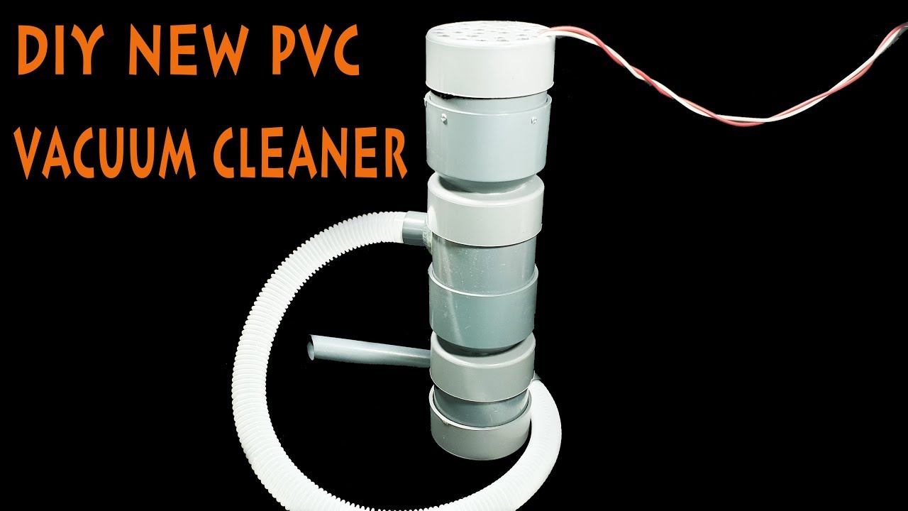 Build An Vacuum Cleaner Using 775 Motor and PVC Pipe - Centrifugal Force