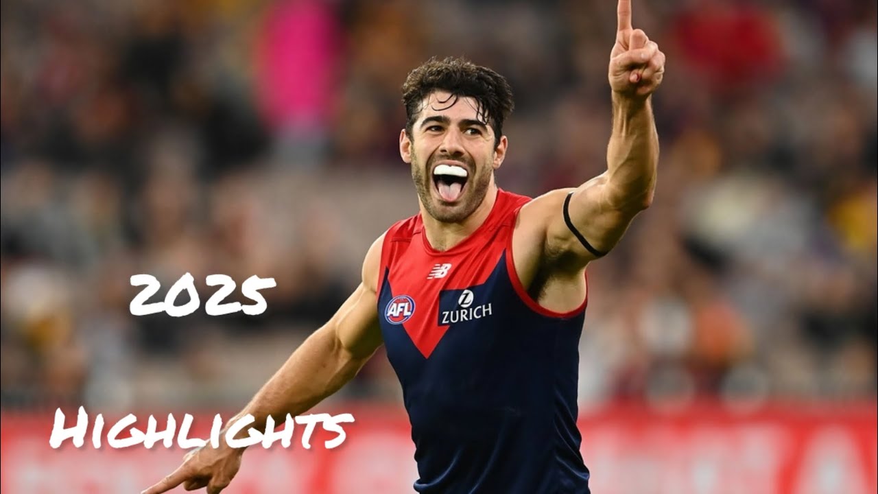 christian petracca Highlights of the 2025 afl season Speed and explosive