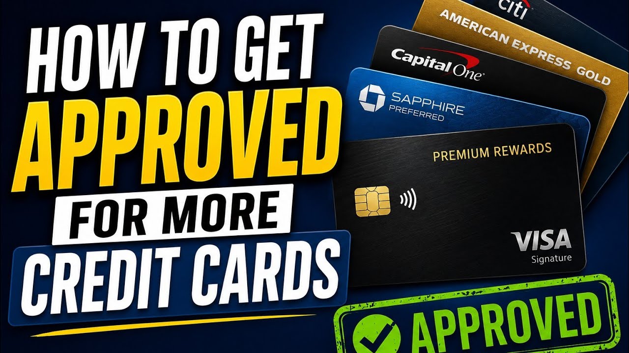 How To Get Approved For More Credit Cards (Step-by-Step)