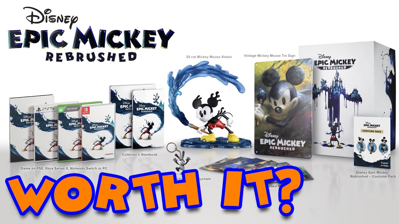 Is Epic Mickey: Rebrushed Collector’s Edition Worth it? | AniMat's Crazy Cartoon Cast HIGHLIGHT