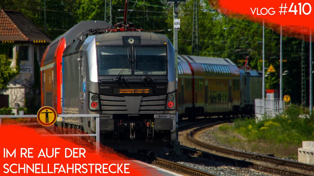 Im RE auf der SCHNELLFAHRSTRECKE von Bamberg nach Coburg | TripReport (1. Klasse) | Vlog 410