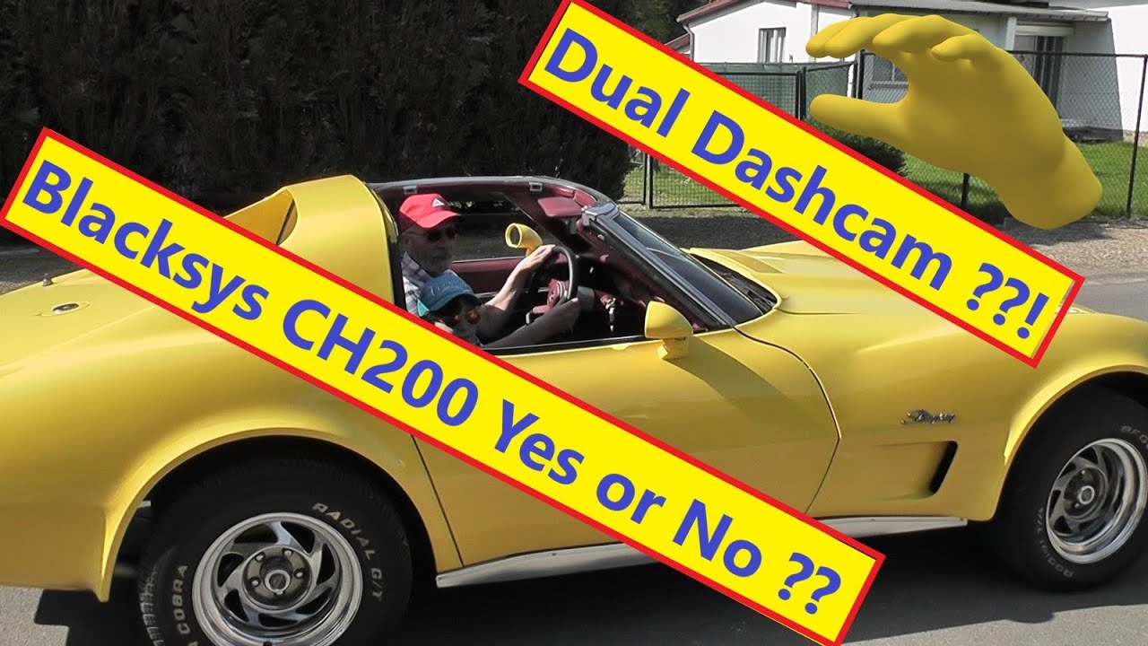 Test of Dual Dash cam Blacksys CH200. Camera for security also in parking mode .