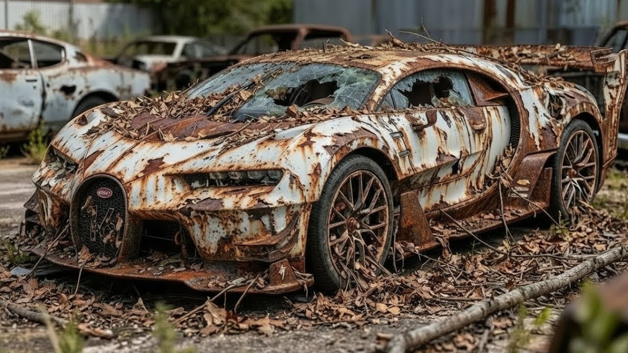 ASMR Car Restoration! Full Restoration of a Bugatti Vision Gran Turismo from Total Disrepair to New]