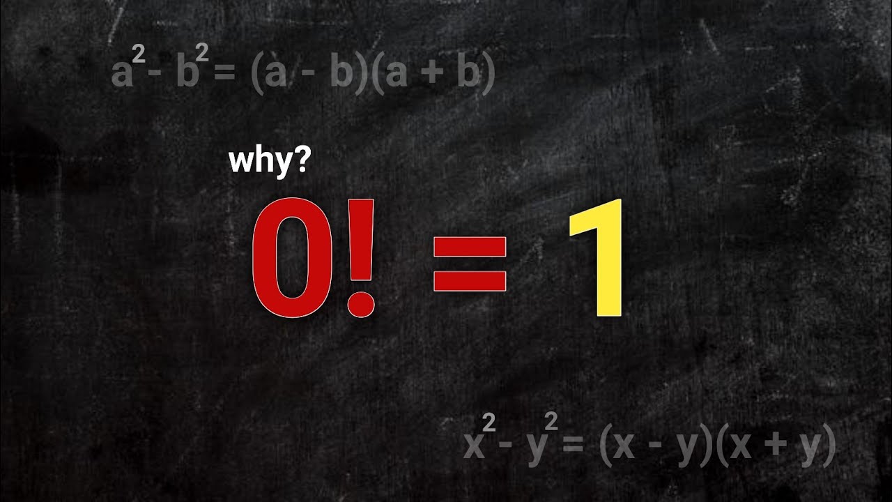 Почему 0! Факториал равен 1 | Естественное математическое мышление