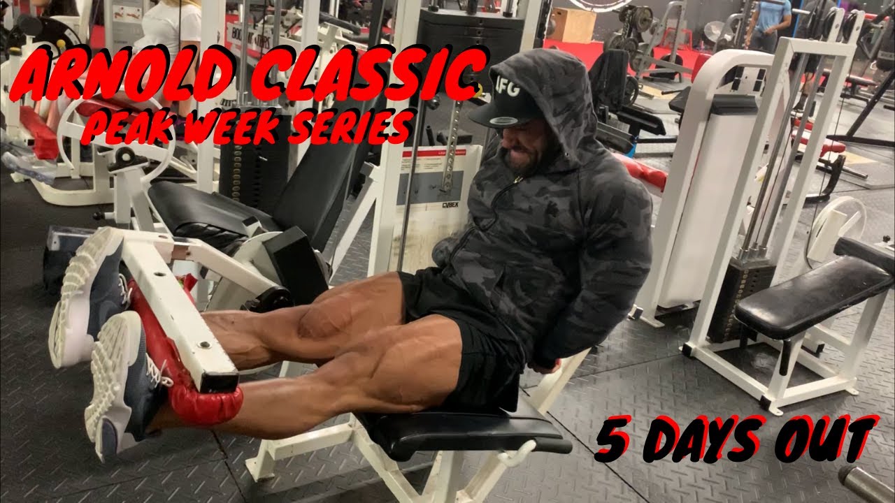 PEAK WEEK VLOG SERIES: 5 DAYS OUT ARNOLD CLASSIC 2020