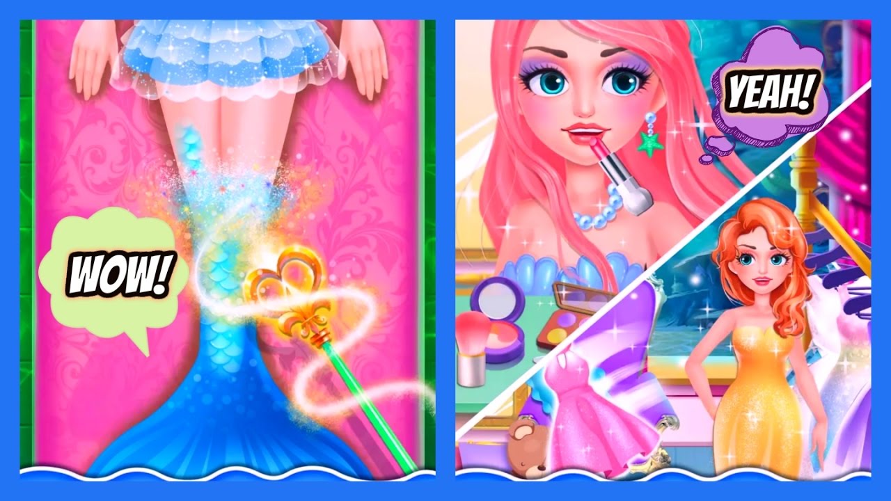 Mermaid Magic Emergency Doctor  - Mermaid becomes a human! - Best games for girls