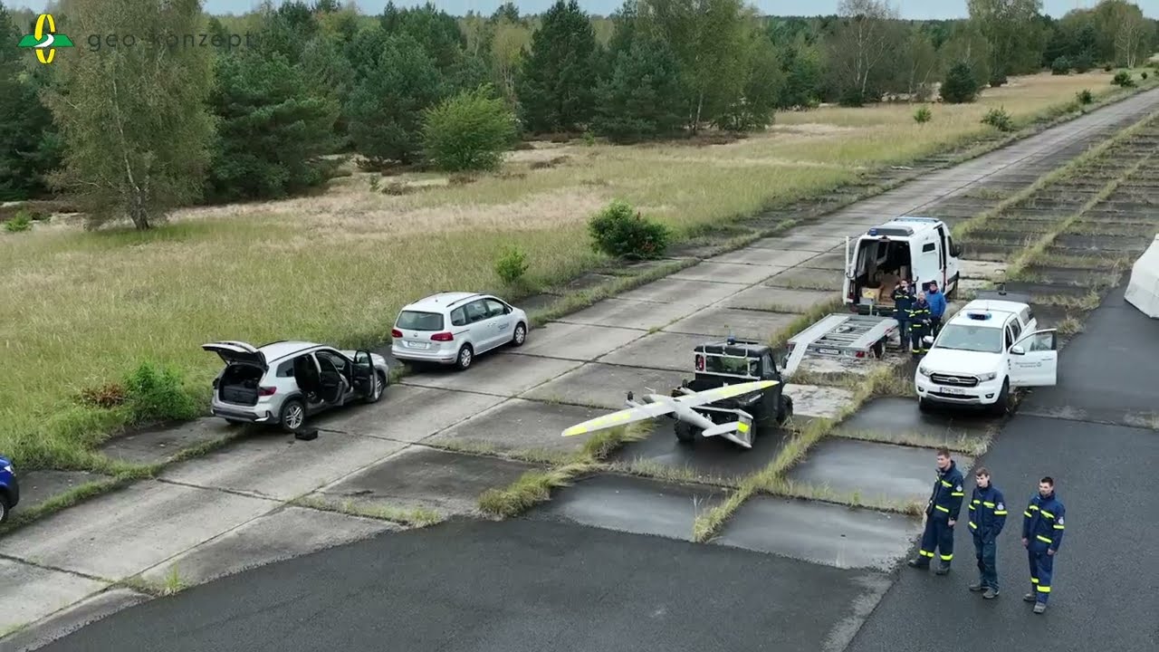 THW Ausland: Mit geo-konzept und der Trinity Pro zur Lageübersicht // Einsatzübung
